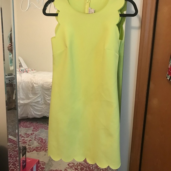J. Crew Dresses & Skirts - J crew, yellow scallop dress